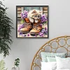 Diamond Painting -DIY Full Round Drill Cute Cat(40*40 CM)