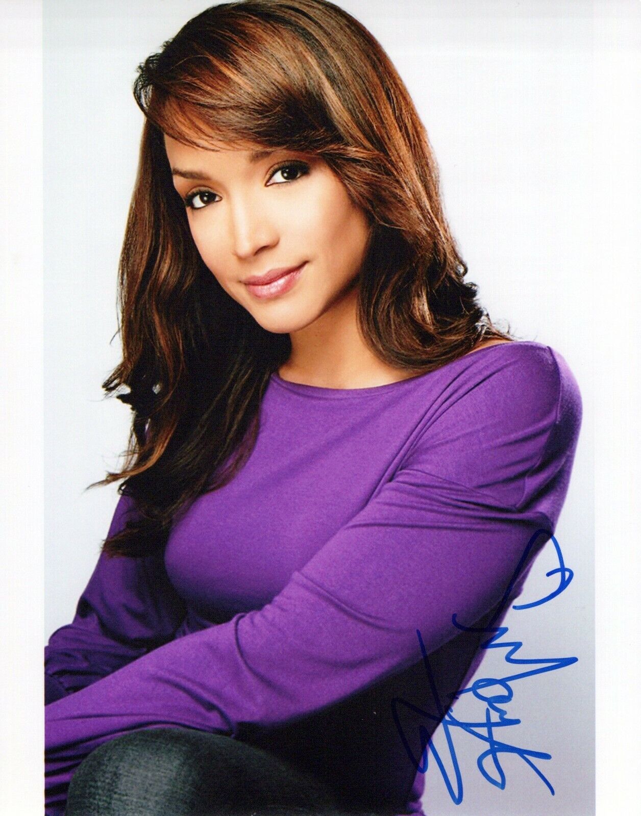 Mayte Garcia glamour shot autographed Photo Poster painting signed 8x10 #4