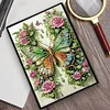 Schmetterling Blume - 5d DIY Basteln Notizbuch