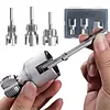Water Pipe Wrench Thread for 1/2 & 3/4 & 1 Inch PVC/Plastic Pipes Drill Driven Plumbing Repair Kit Pipe Thread Cutting Tool Compatible for Electric Drill
