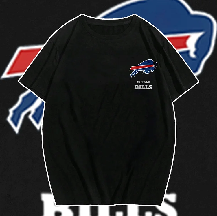 Davidhawaii100% Cotton Casual Men's Comfortable American Football Cotton Black T-Shirt - 100% Cotton