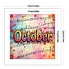 October-18CT Stamped Cross Stitch 25*25cm/9.84*9.84in tapestrymarket