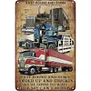 Fire Truck - Metal Tin Signs(8*12Inch/12*16Inch) - Garage