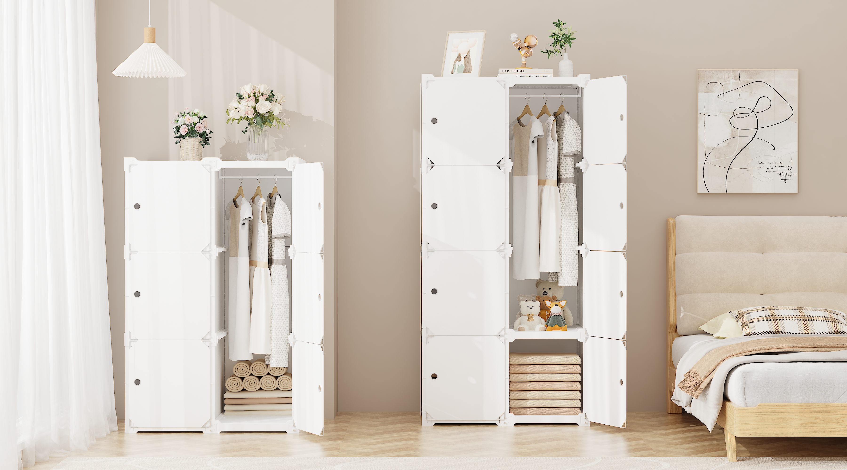 Folding wardrobes for home use