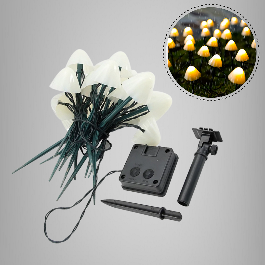 Solar LED Mushroom Garden Light Outdoor Lamp - vzzhome