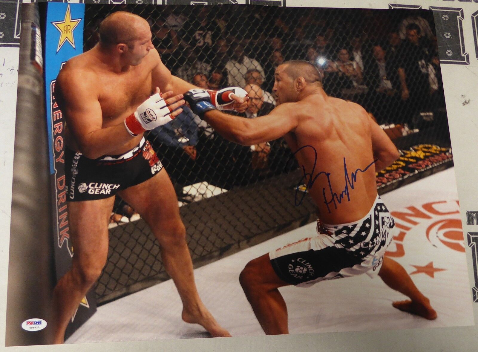 Dan Henderson Signed UFC 16x20 Photo Poster painting PSA/DNA COA StrikeForce v Fedor Emelianenko