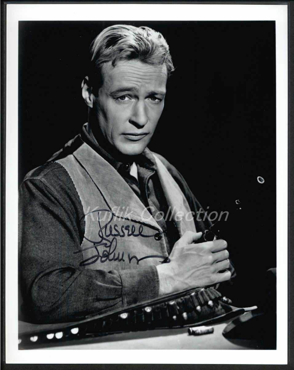 Russell Johnson - Signed Vintage Celebrity Autograph Photo Poster painting - Gilligan's Island