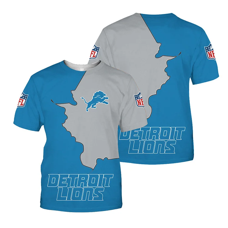 Detroit Lions All Over Print T-Shirt