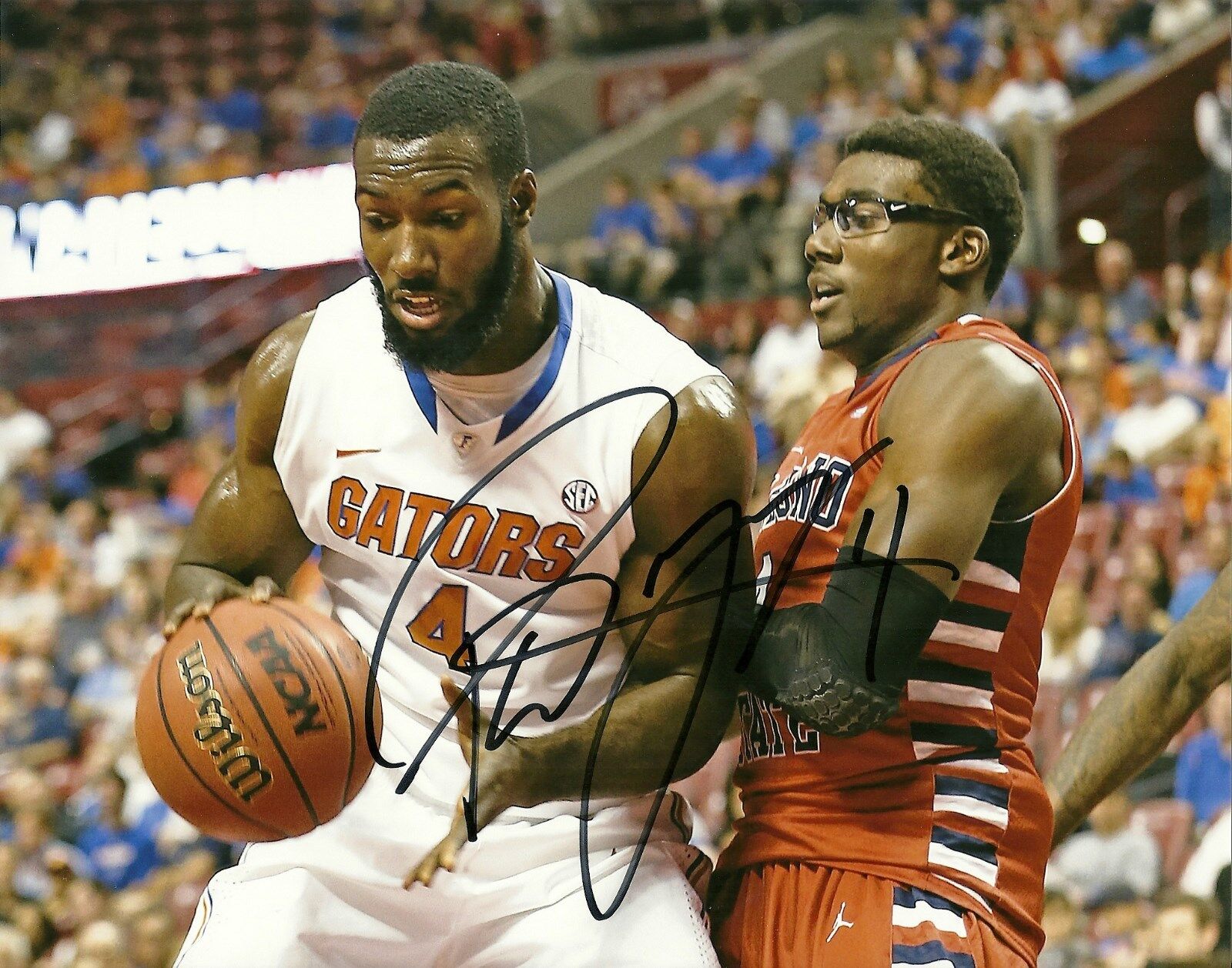 PATRIC YOUNG HAND SIGNED FLORIDA GATORS 8X10 Photo Poster painting W/COA