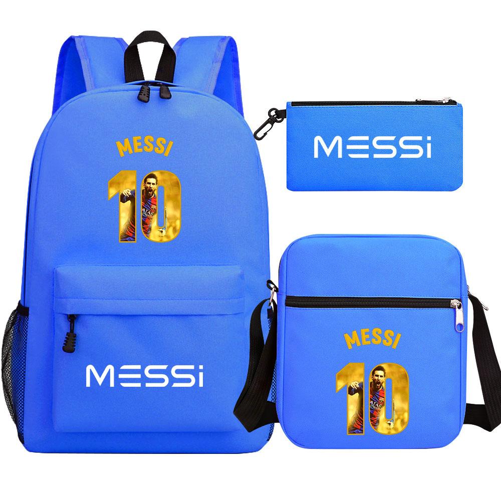 Mayoulove Lionel Messi Backpack Large Capacity Lightweight For School Use-Mayoulove