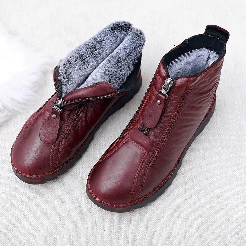 Women’s Soft Leather Winter Warm Shoes ( HOT SALE !!!-40% OFF For a Limited Time )