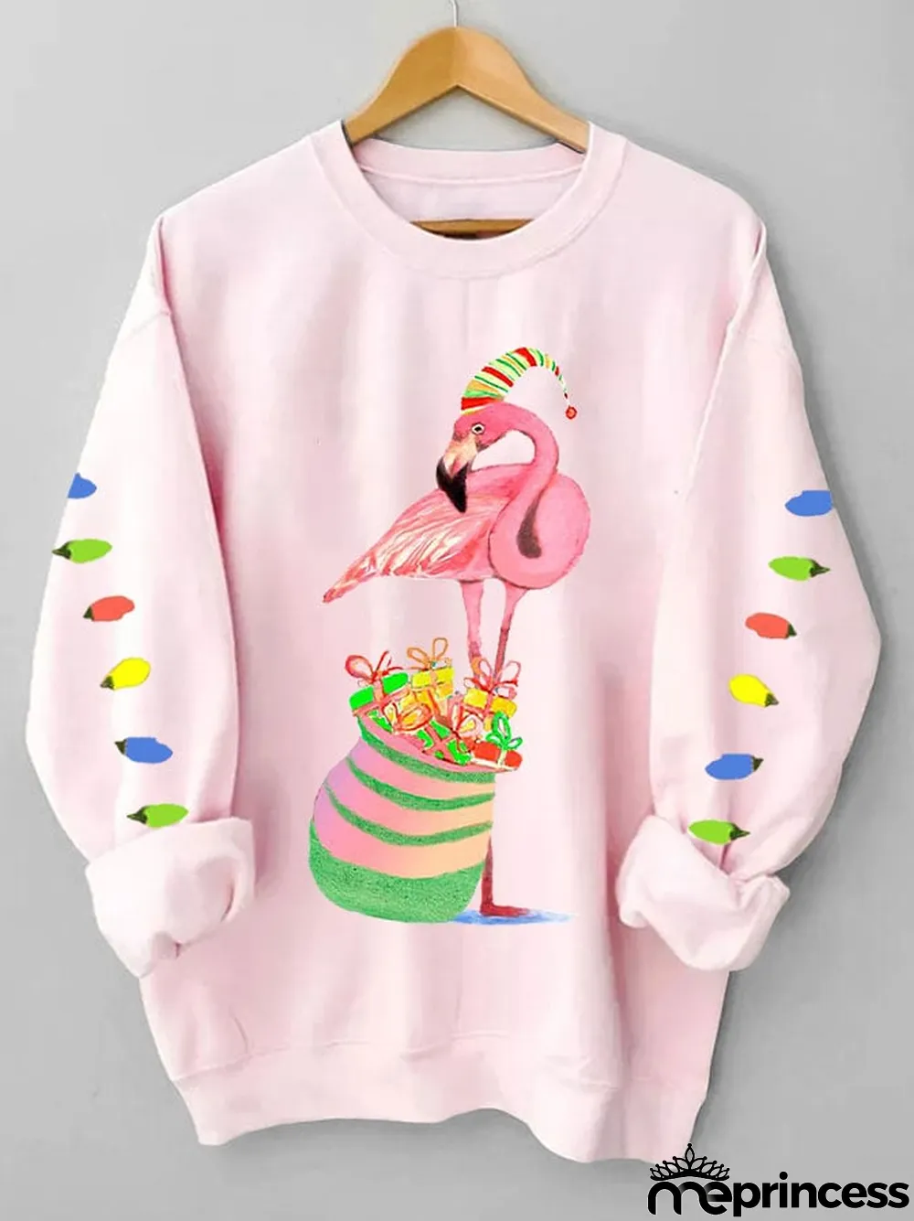 Women's Christmas Flamingo Sweatshirt