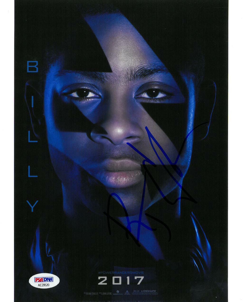 RJ Cyler Signed Power Rangers Authentic Autographed 8x10 Photo Poster painting PSA/DNA #AE29520