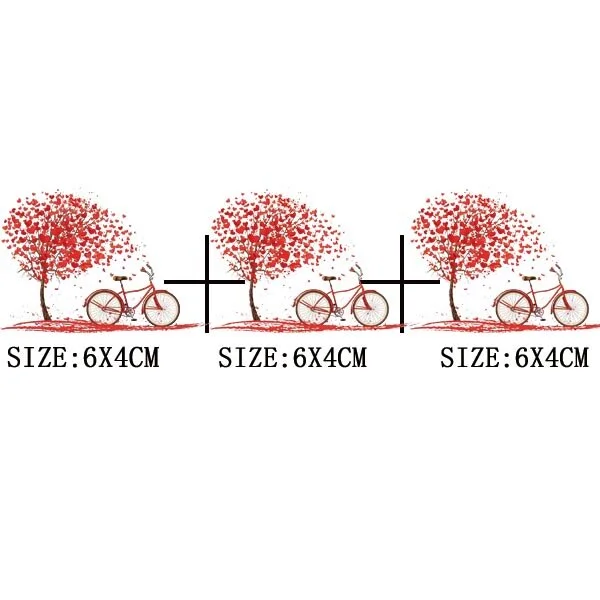 Beautiful Tree Thermal Stickers On T-shirt DIY Washable Iron On Transfer For Clothing Pretty Design On Woman Clothes Patch Decor