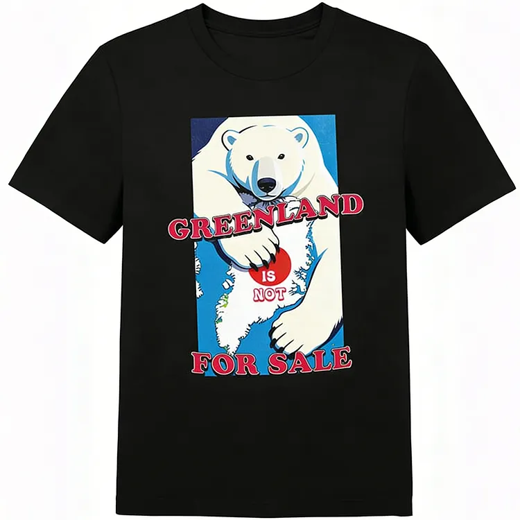 Men's Casual T-shirts Are Not Sold In Greenland.