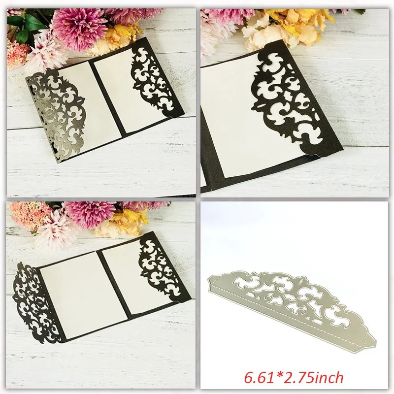 Wedding Invitation Dies Scrapbooking Metal Cutting Dies New 2019 Valentine's Day Decoration Craft Dies Cut for Card Making