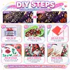 Witch Framed Special Shape Diamond Painting Kit 25x25cm for Adults