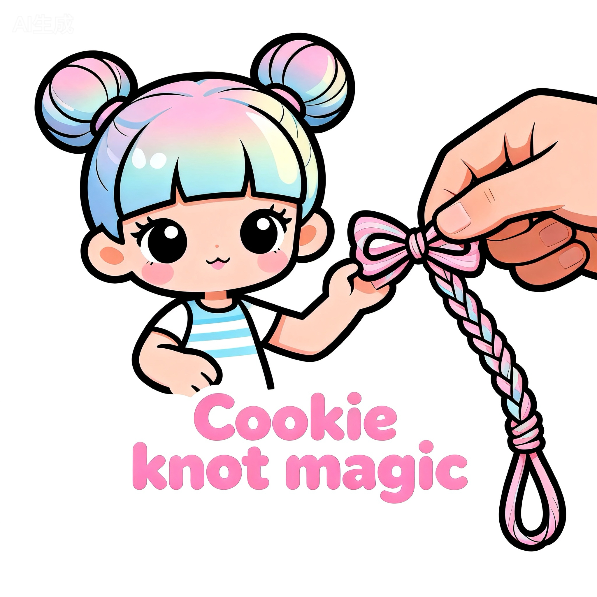 Chinese-style knot charm