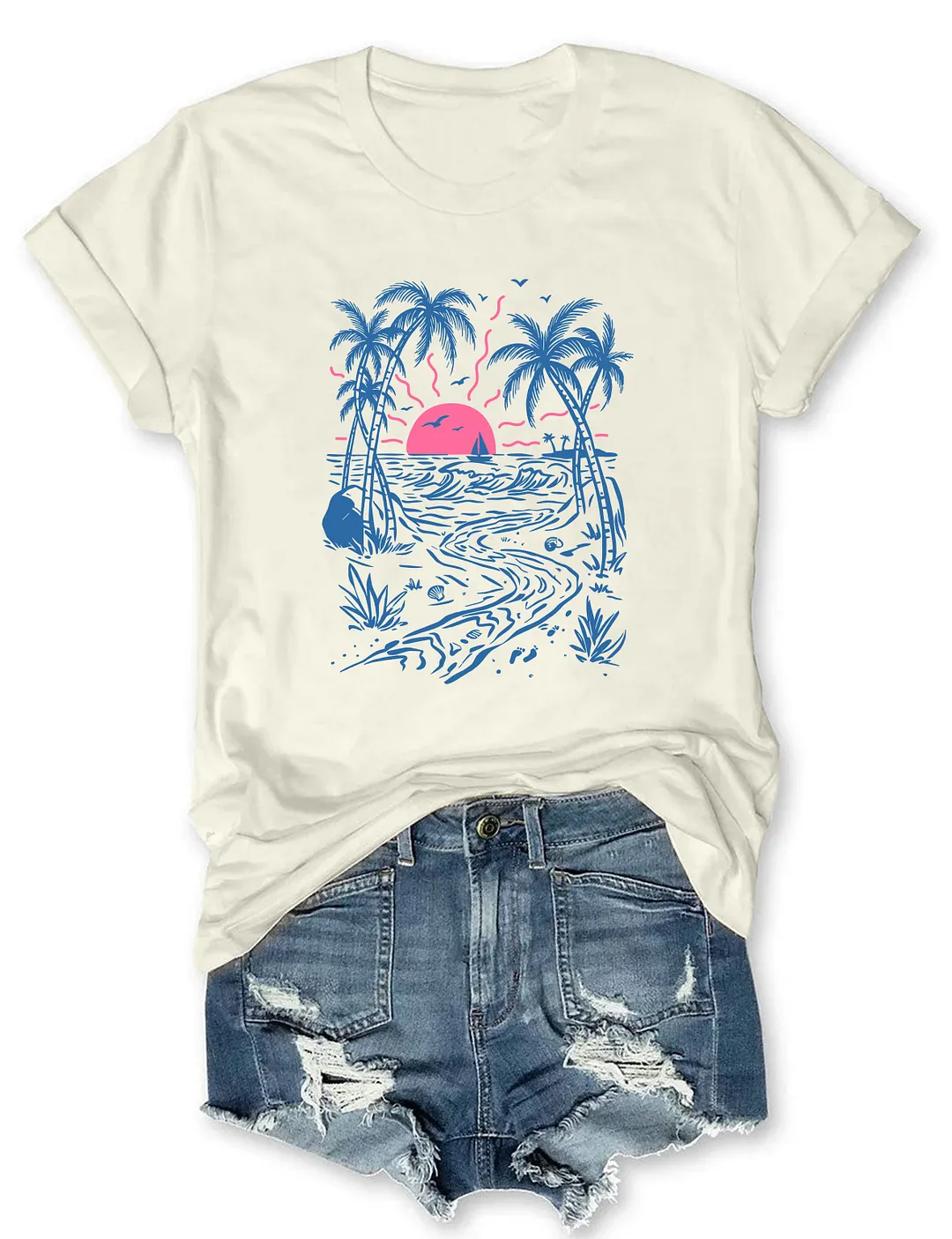 Beach Tropical Salty Summer T-shirt