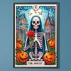 (40*60cm)Skull Pumpkin Tarot - Full Round Drill Diamond Painting