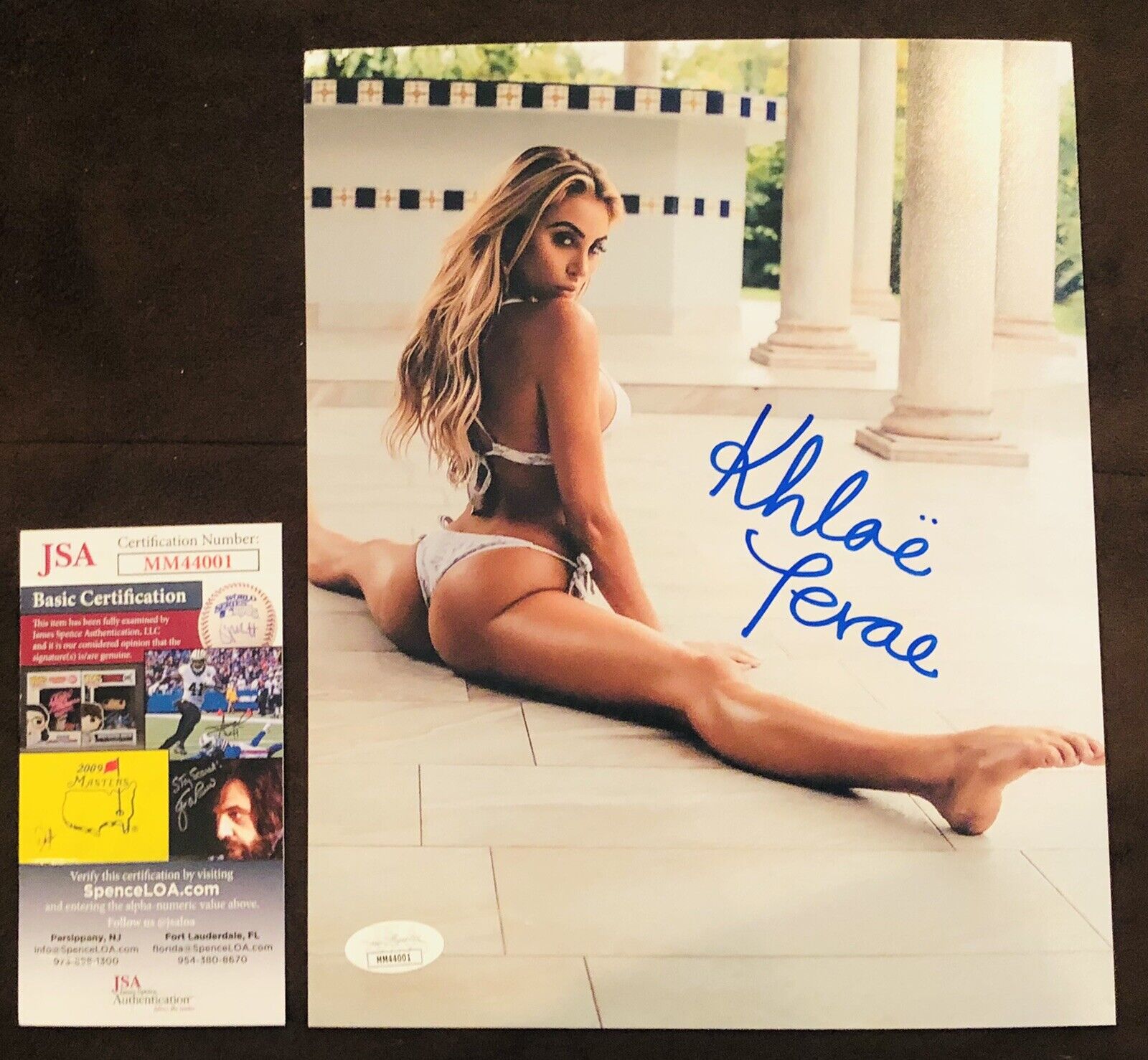 Khloe Terae Signed 8x10 Photo Poster painting ADULT STAR AUTOGRAPH Penthouse JSA Rare