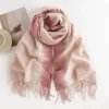 Gradient Colors Autumn Winter Women's Shawl Scarf