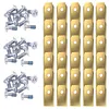 30Pcs For Segway Navimow Smart Lawnmower Replacement Blades With Screws Robotic Lawn Mower Blades 35x18x0.9MM Stainless Steel Lawnmowers Blade Kit Lawn Mower Accessories