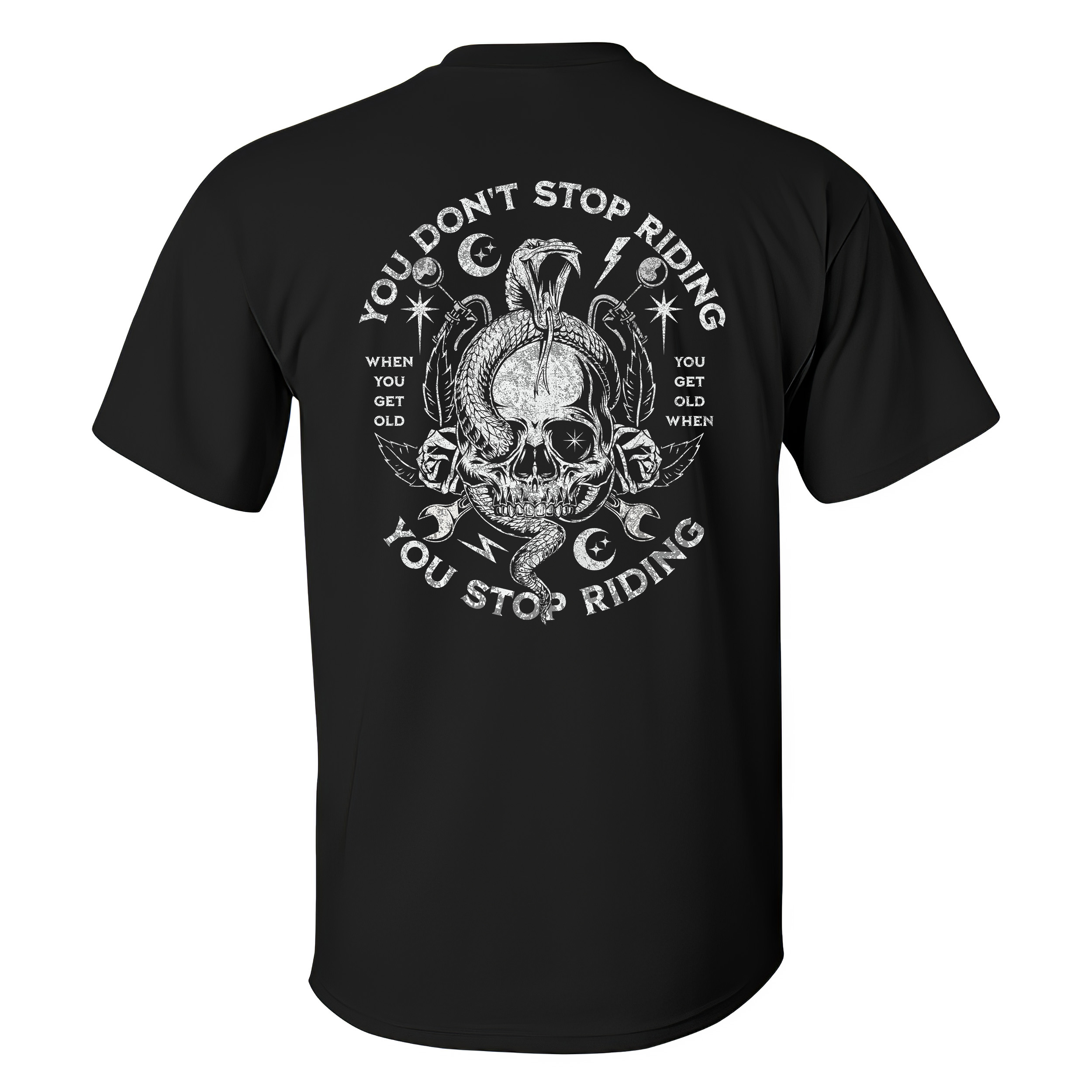 You Don't Stop Riding T-shirt - Livereid