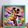 Giraffe-18CT Stamped Cross Stitch Kit(20x20cm)