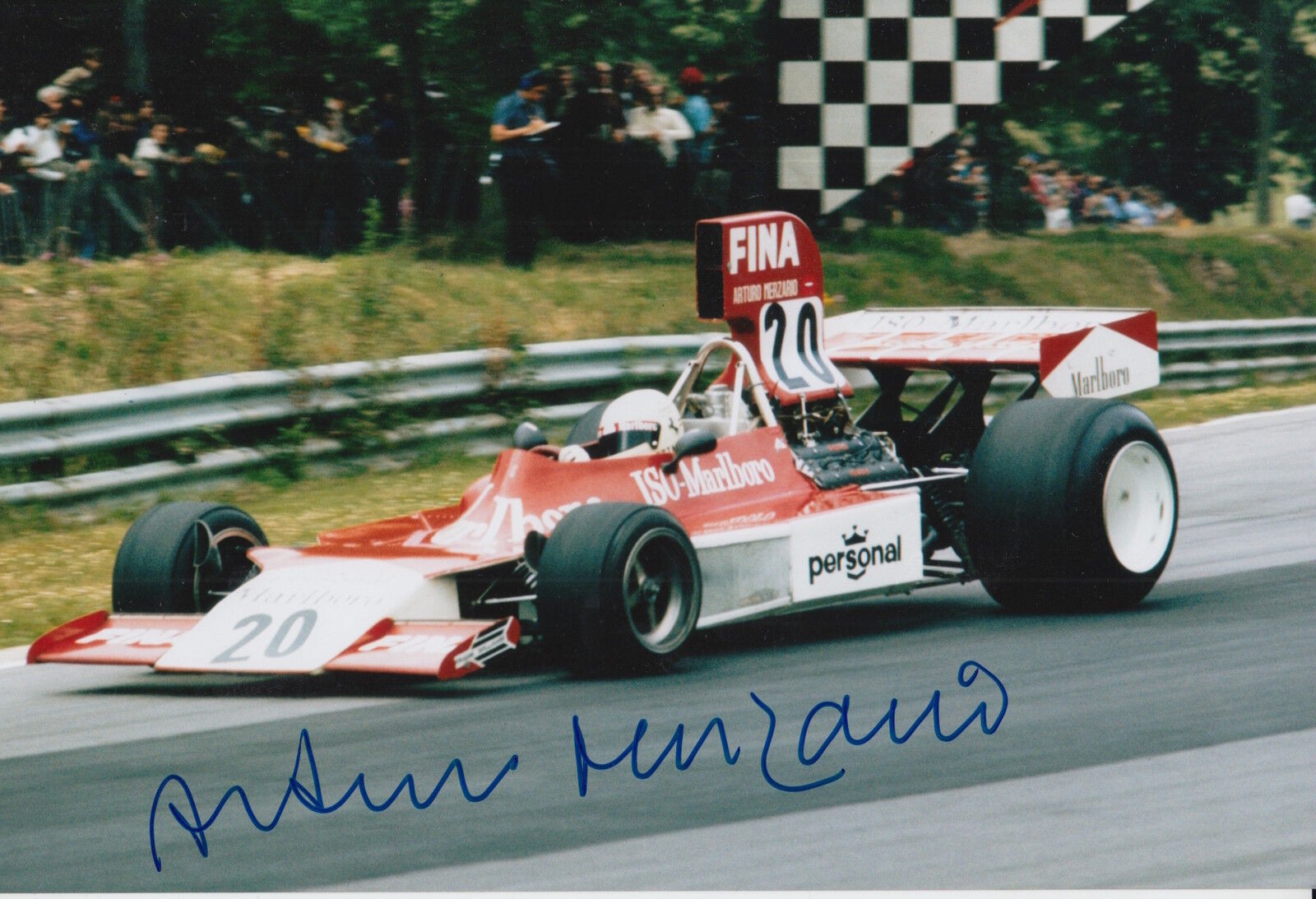 Arturo Merzario Hand Signed 12x8 Photo Poster painting Formula 1 F1 6.