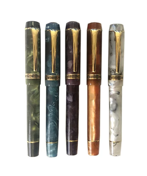 Premium Luminous Marbling Acrylic Fountain Pen-Himinee.com