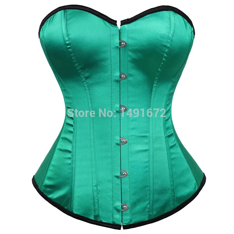 Corsets Bustiers for Women Overbust Corset Top Corselet Sexy Bridal Victorian Costume Plus Size Corsetto Korsett White Black