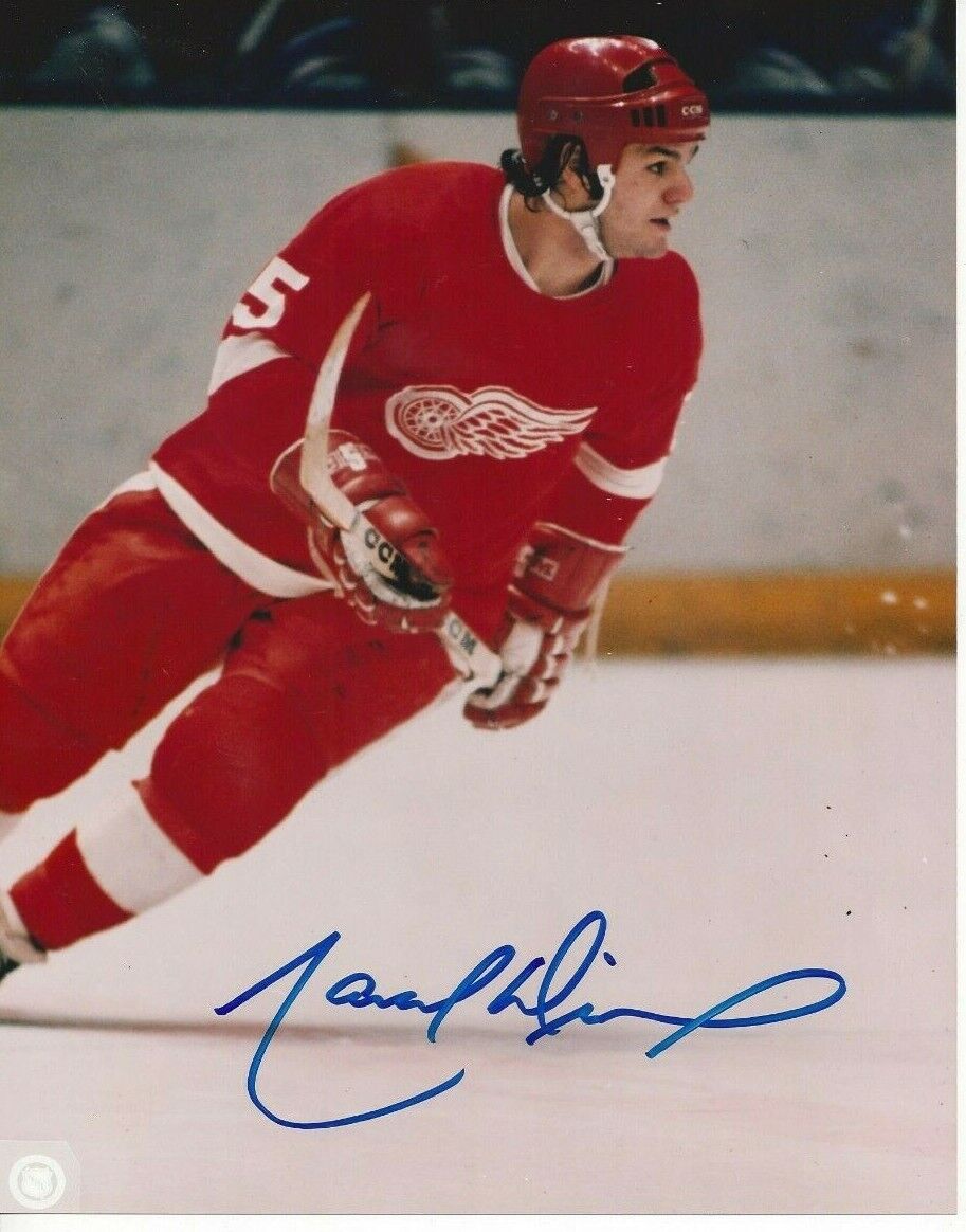 Marcel Dionne Autographed 8x10 Detroit Red Wings HOFB789