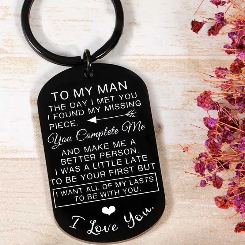 Unique Gift To My Man - I Want All of My Lasts to be With You Keychain