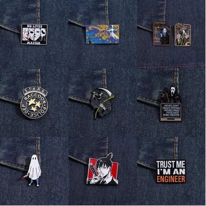 Cartoon Style Minimalist Cartoon Character Letter Alloy Stamping Stoving Varnish Plating Unisex Brooches