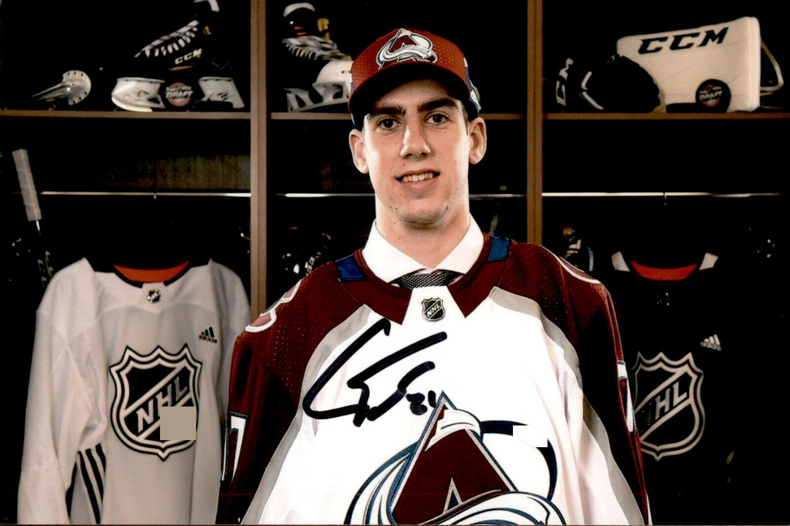 Conor Timmins SIGNED 4x6 Photo Poster painting COLORADO AVALANCHE #2