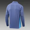 2024/2025 Manchester City Half-Pull Training Suit Grey Football Shirt 1:1 Thai Quality Set