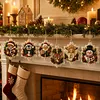 6pcs DIY Pearl Diamond Painting Christmas Tree Hanging Ornaments
