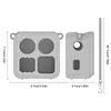 Silicone Cover Case for YOTO Mini Music Players Portable Protective Cover with Lanyard Anti-Slip Travel Carrying Case Scratch-Resistant