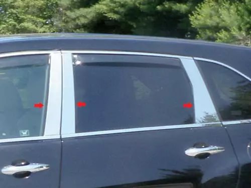 Dronehint PILLAR POST TRIM 6 Piece Stainless Steel Chrome for Acura MDX 2007-2013 PP27298 (For: Acura) Parts