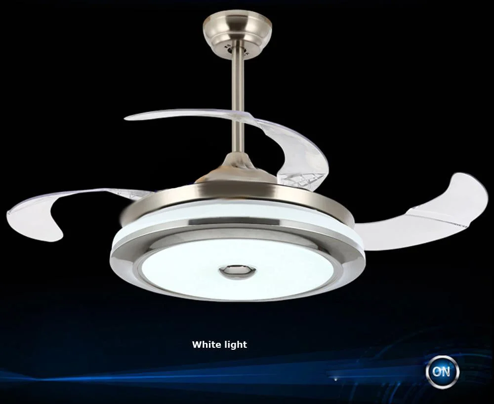 LED Bluetooth Musical Iron Acryl Pendant Fan LED Lamp.LED Light.Pendant Lights.LED Pendant Light.Pendant Lamp For Foyer Bedroom