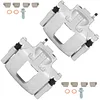 cciyu 18B5044A 18B5045A Front Left & Right Brake Calipers With Bracket For Dodge For Journey 2009-2012
