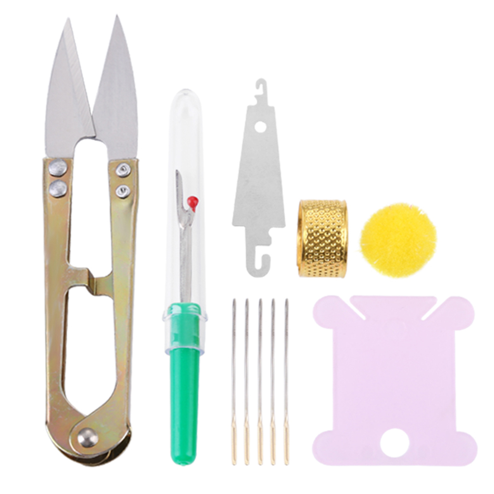 

10x Thread Punch Tools Kit Cross Stitch Embroidery Needle Set for DIY Craft, 501 Original