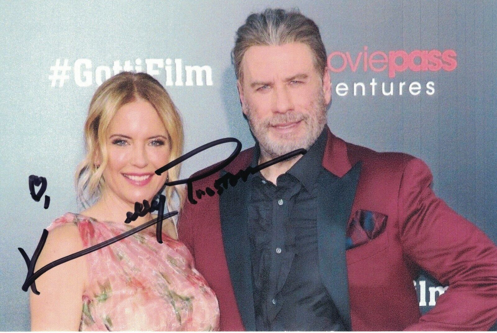 Kelly Preston Signed Autographed 4 x 6 Photo Poster painting Actress Model John Travolta A