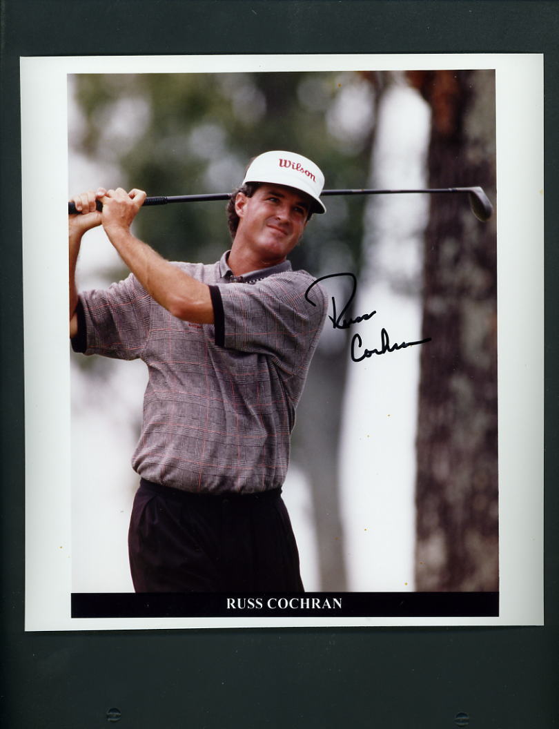 Russ Cochran PGA Golf Autographed Signed 7x8 Photo Poster painting