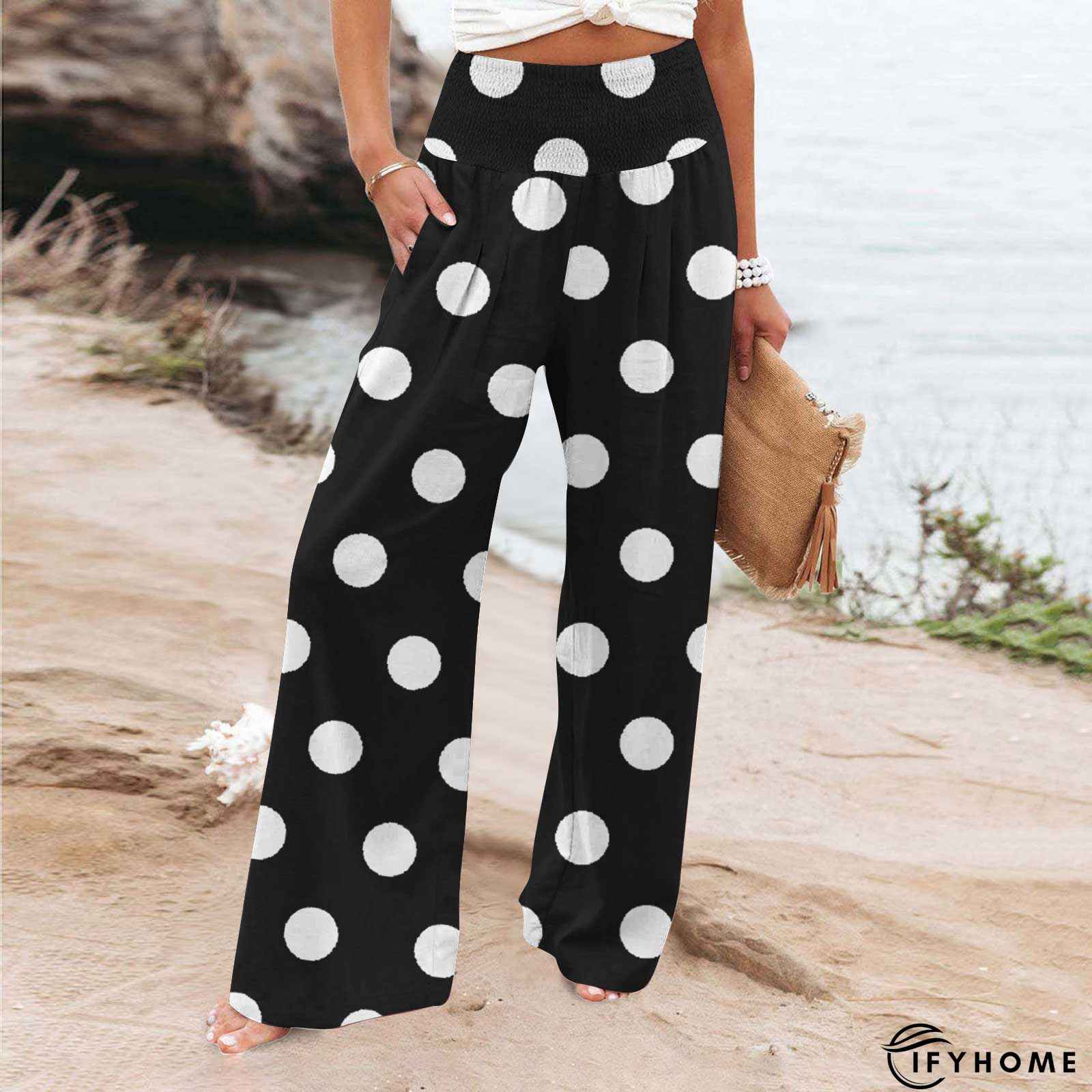 Casual Polka Dots Pants | IFYHOME