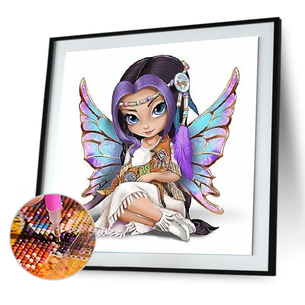 Full Round Diamond Painting 40*40cm - Big Eyes Doll