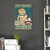 American Bobtail and Butterfly - Vintage Metal Signs(12*16Inch) - Cat