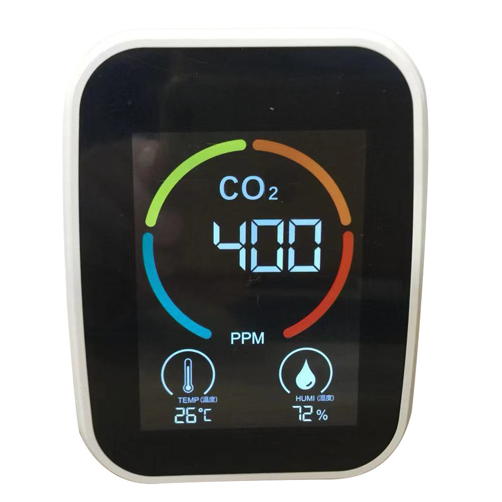 

3 in 1 Air Quality CO2 Temperature Humidity Tester Carbon Dioxide Detector, Black, 501 Original