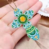 6pcs/set Cross Diamond Painting Keychain DIY Diamond Mosaic Kit Bag Pendant 